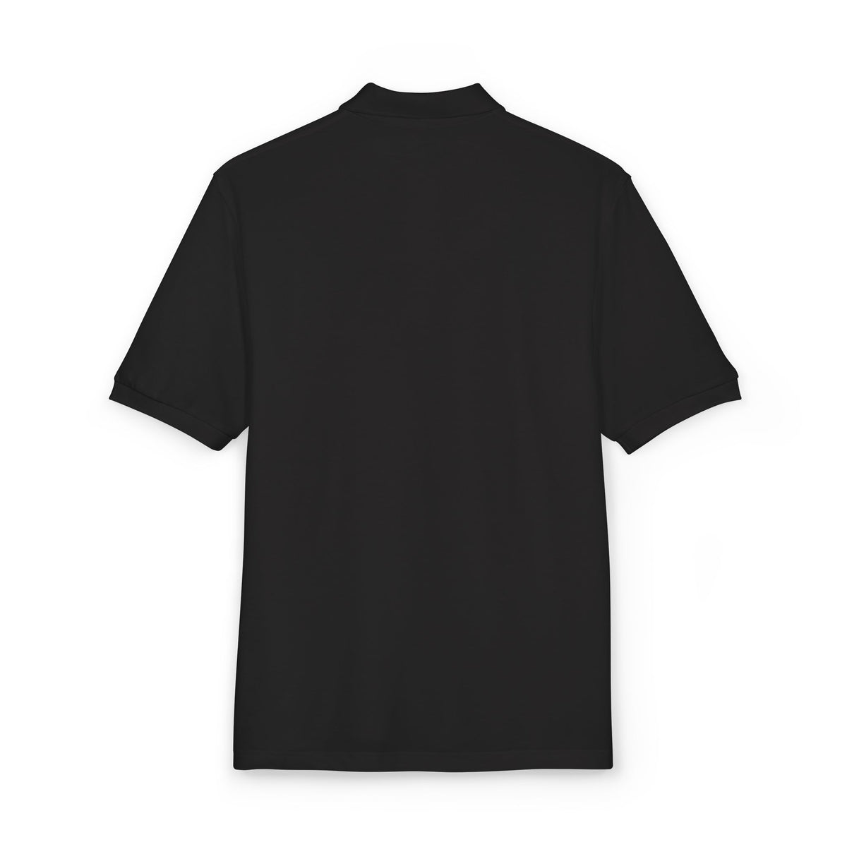 Embroidered Coastal Dolphin Polo Shirt — Casual Nautical Golf Tee