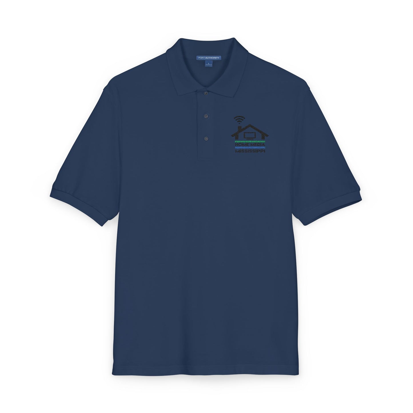 Embroidered Real Estate Agent Polo — Home Services Logo Shirt