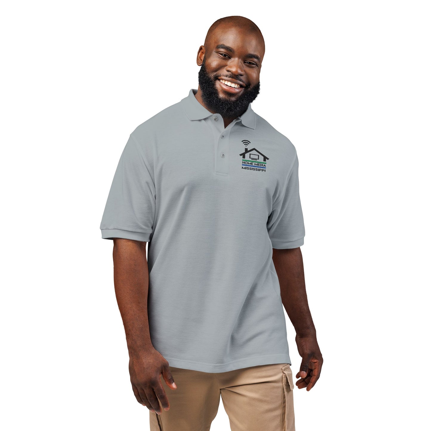 Embroidered Real Estate Agent Polo — Home Services Logo Shirt