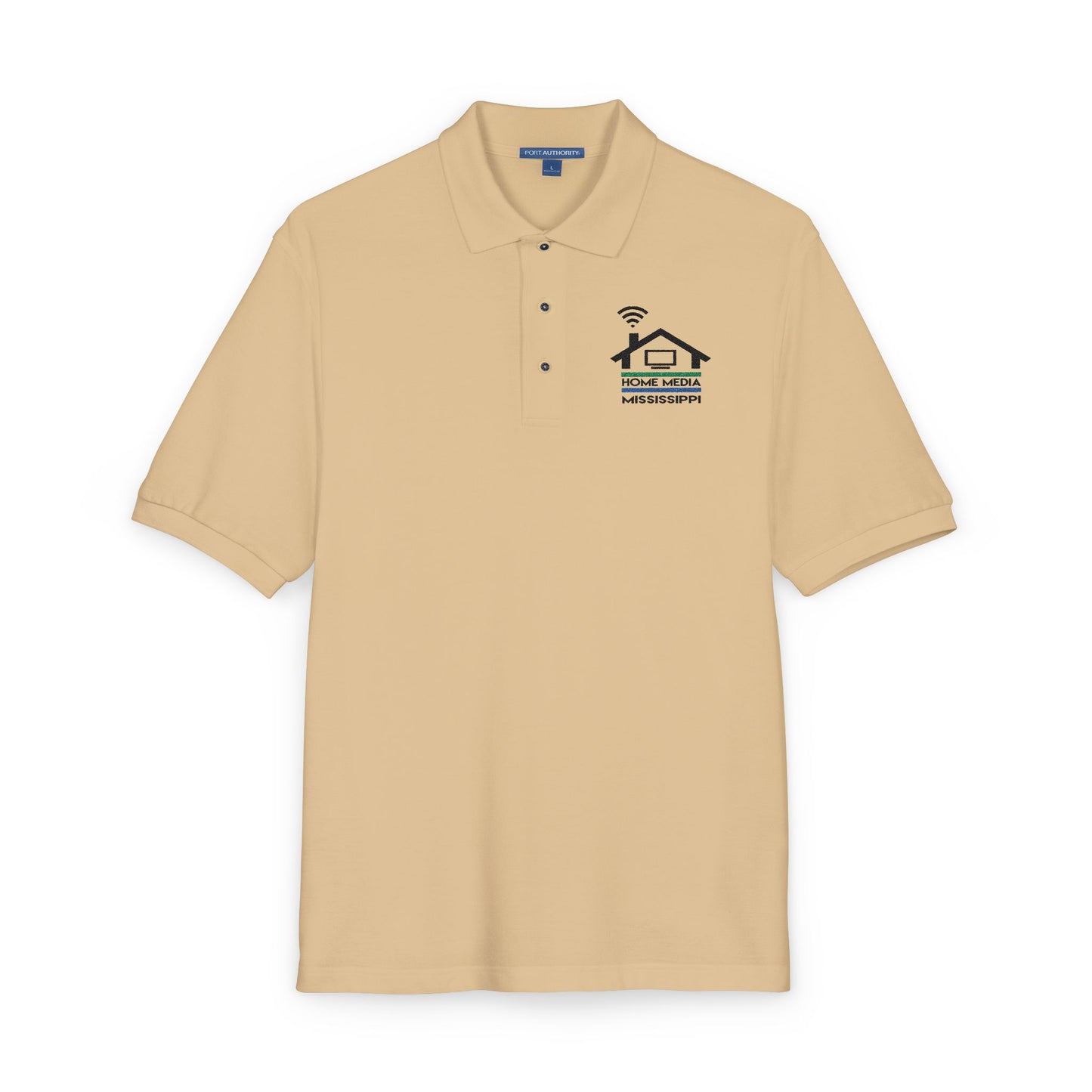 Embroidered Real Estate Agent Polo — Home Services Logo Shirt
