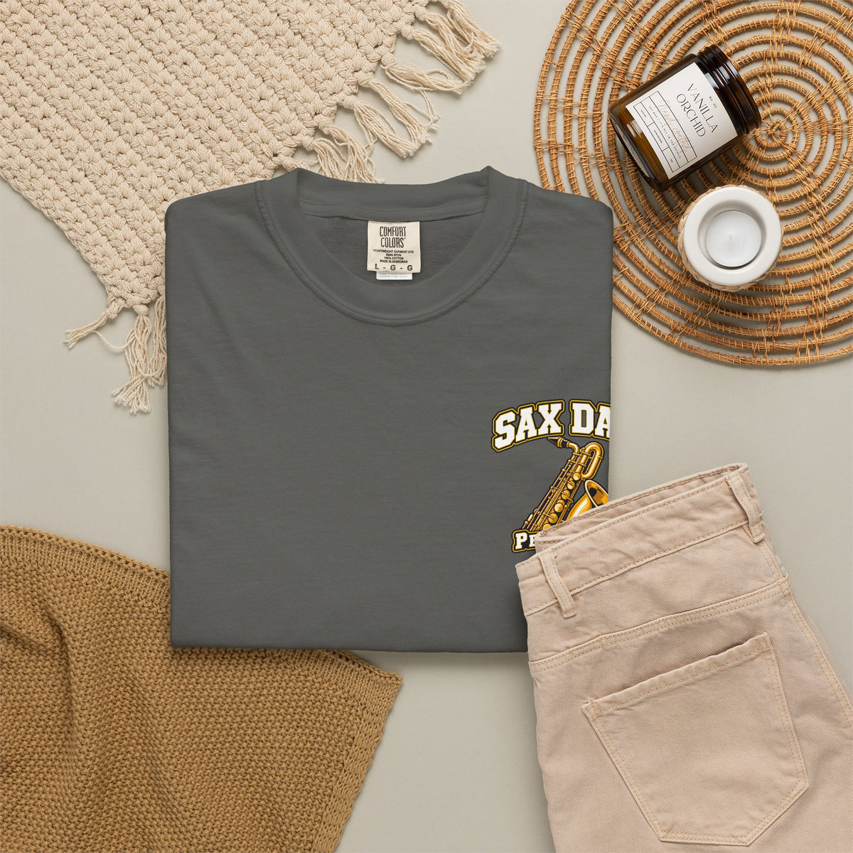 Sax Dad Portraits of Paris Graphic T-Shirt