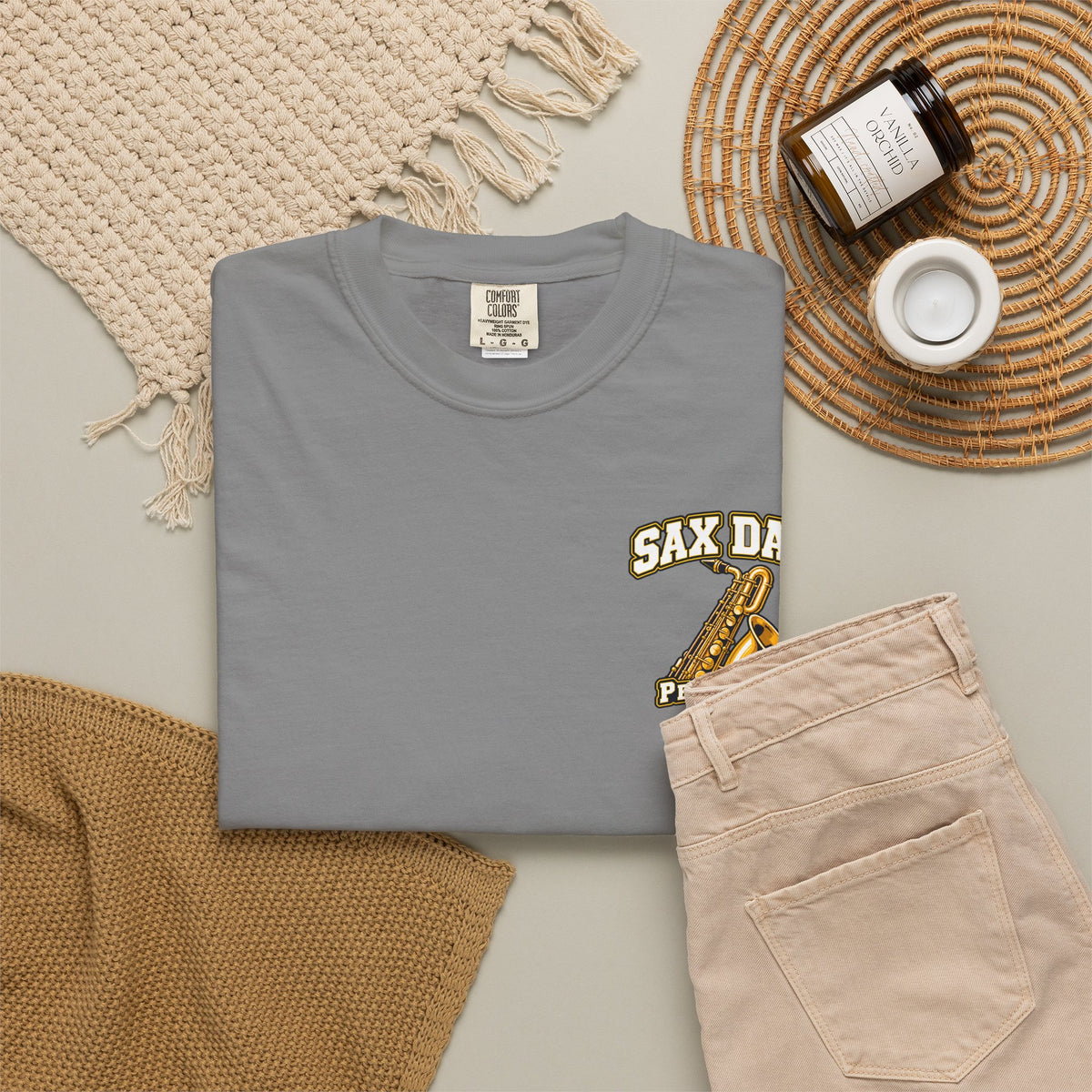 Sax Dad Portraits of Paris Graphic T-Shirt