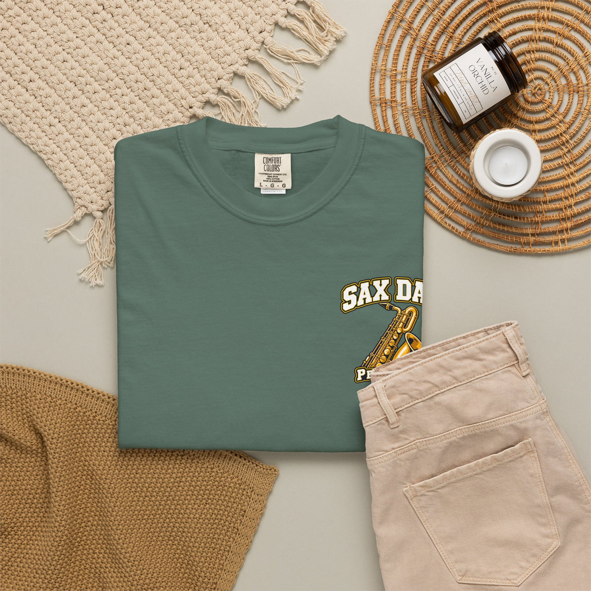 Sax Dad Portraits of Paris Graphic T-Shirt