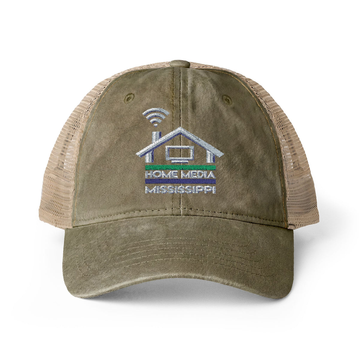 Women's Washed Mesh-Back Cap